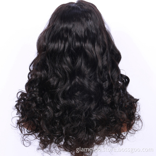 Human Hair Extension Transparent Lace Wig Curl Cambodian Hair Vendors Burmese Raw Human Wigs 100% Human Hair HD Lace Frontal